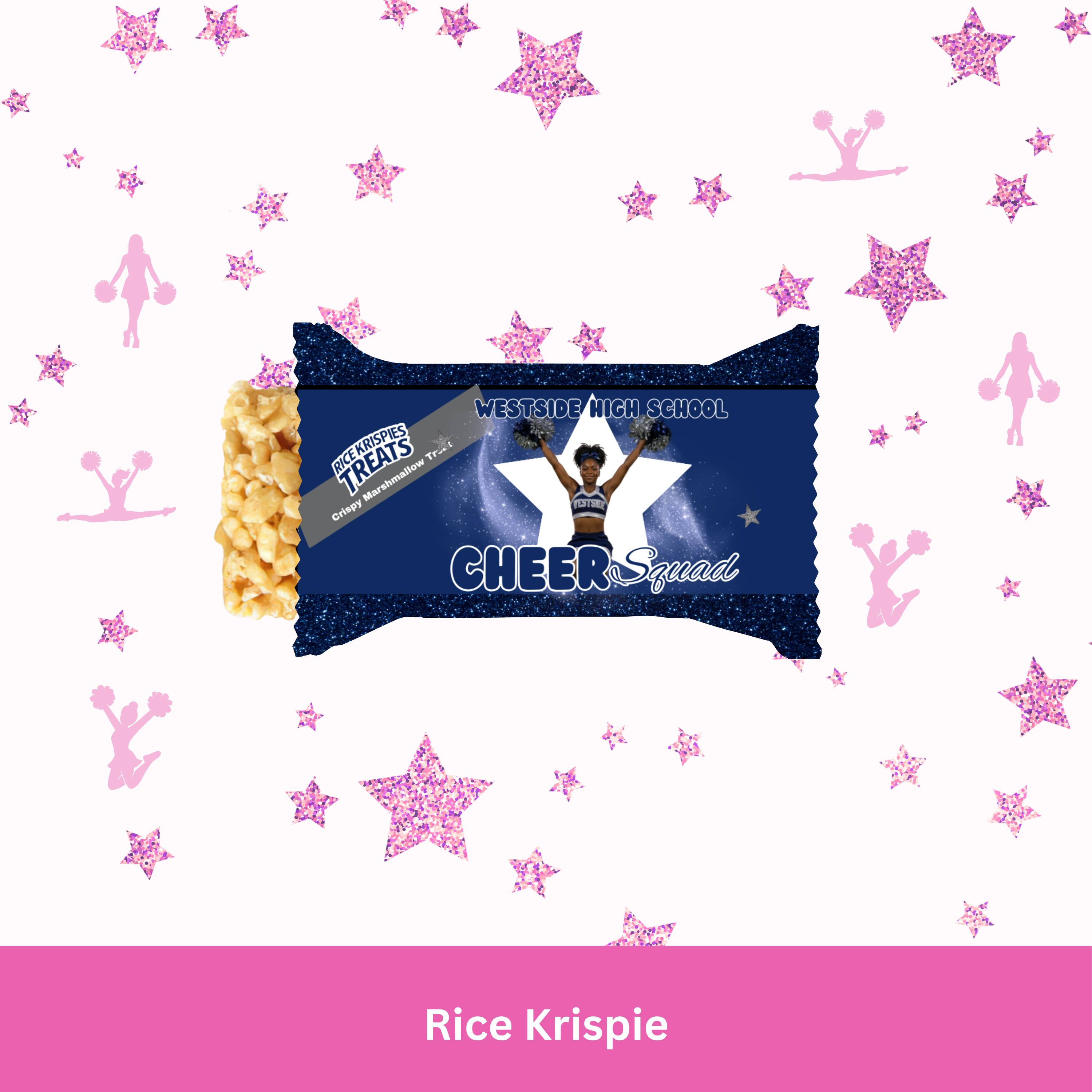 Cheer Squad Rice Krispie Treat Wrapper
