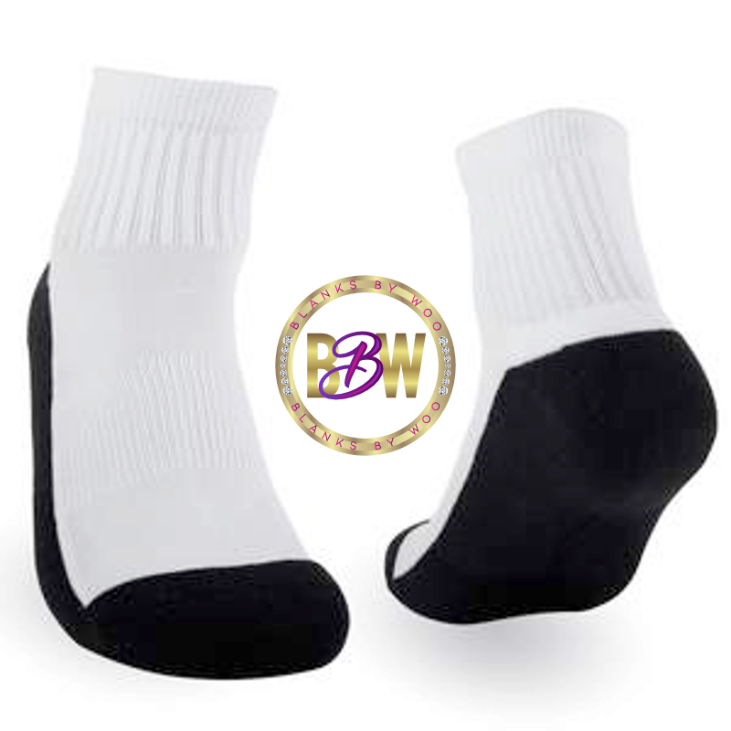 Adult Athletic Ankle Sublimation Socks