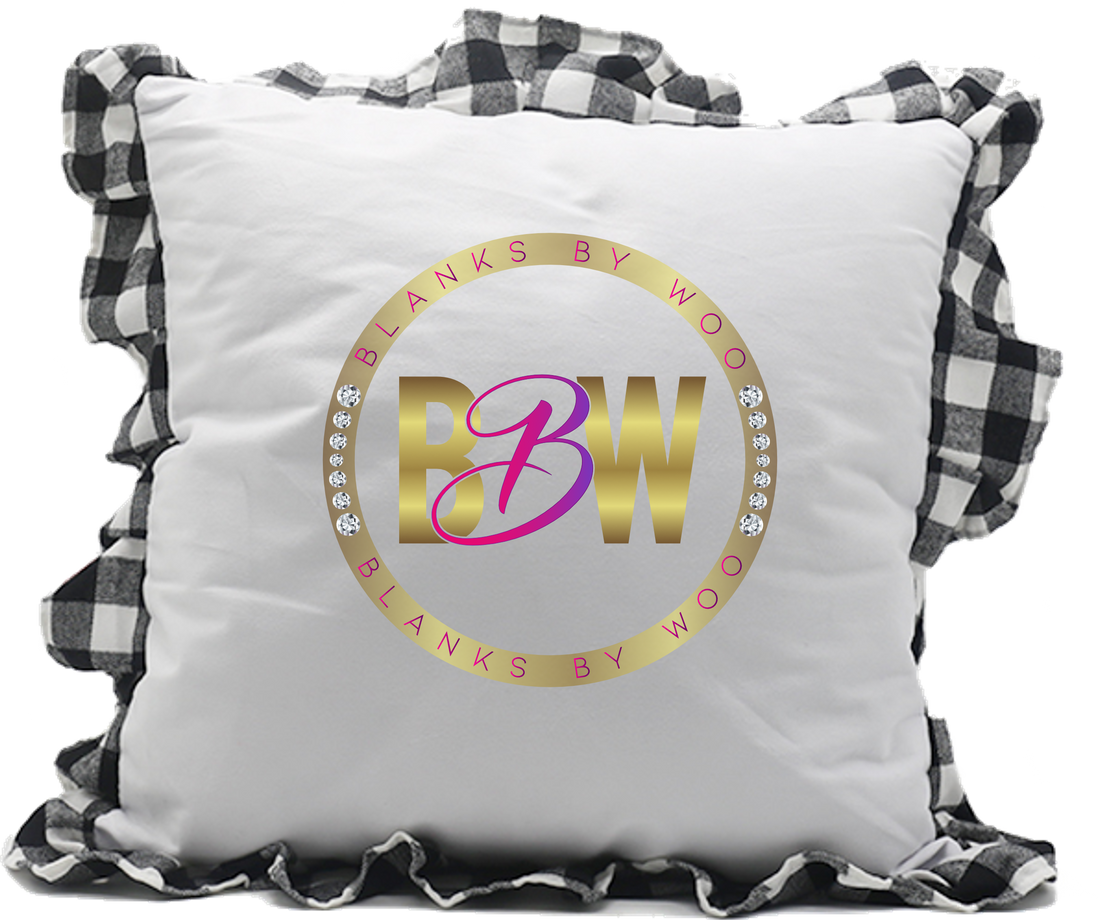 Sublimation Blank Buffalo Plaid Pillow Case