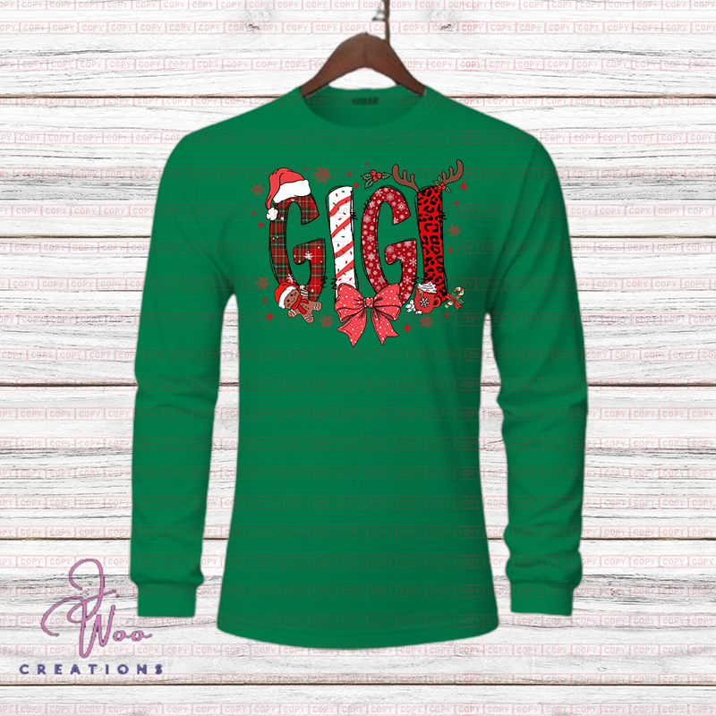 Christmas Nickname Doodle (L/S) T-Shirt