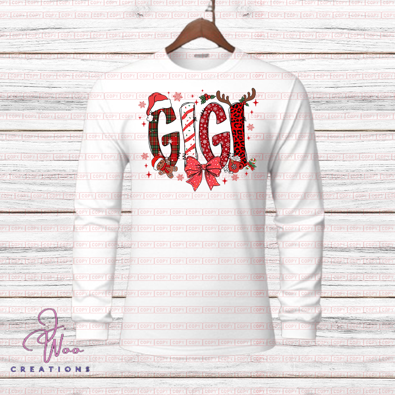 Christmas Nickname Doodle (L/S) T-Shirt