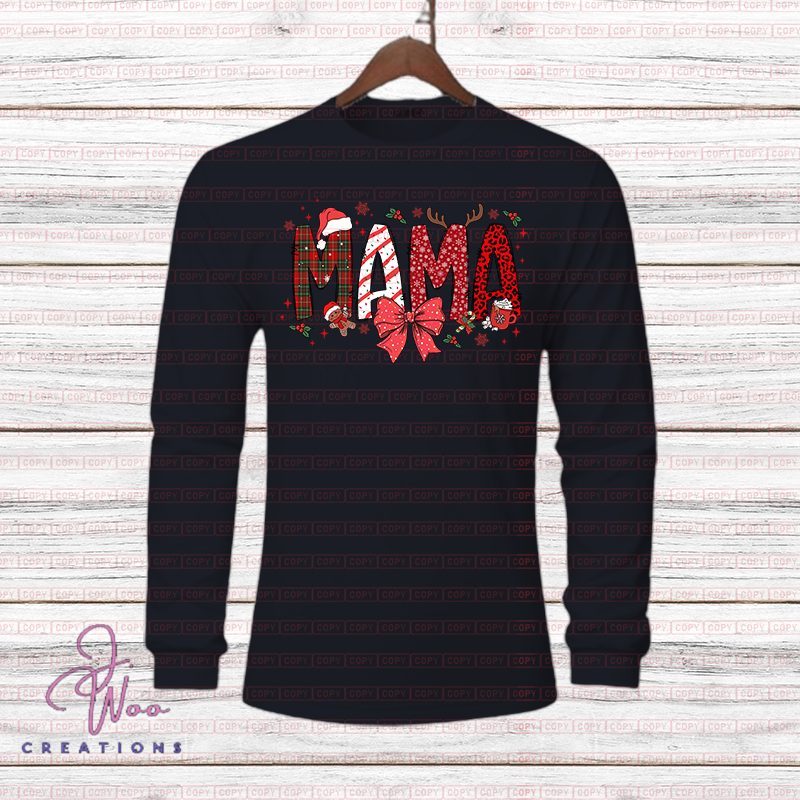 Christmas Nickname Doodle (L/S) T-Shirt