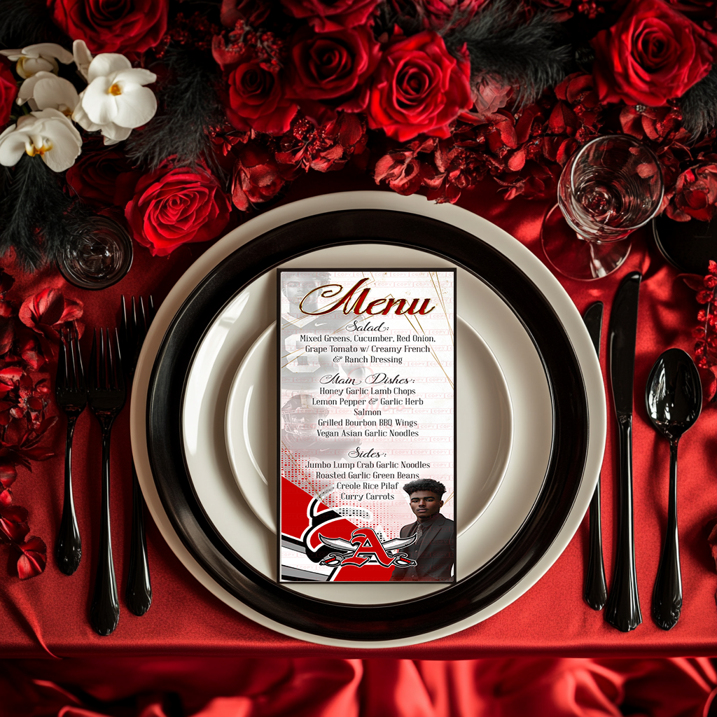 Custom Printed Dinner/Bar Menus