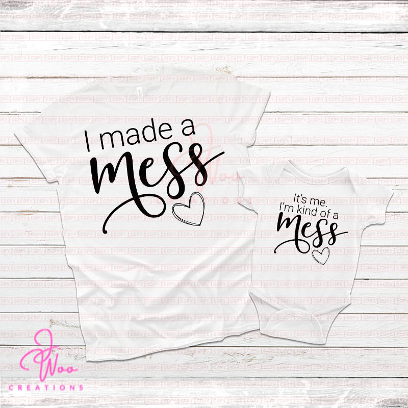 Mommy & Me Mess Matching Tee