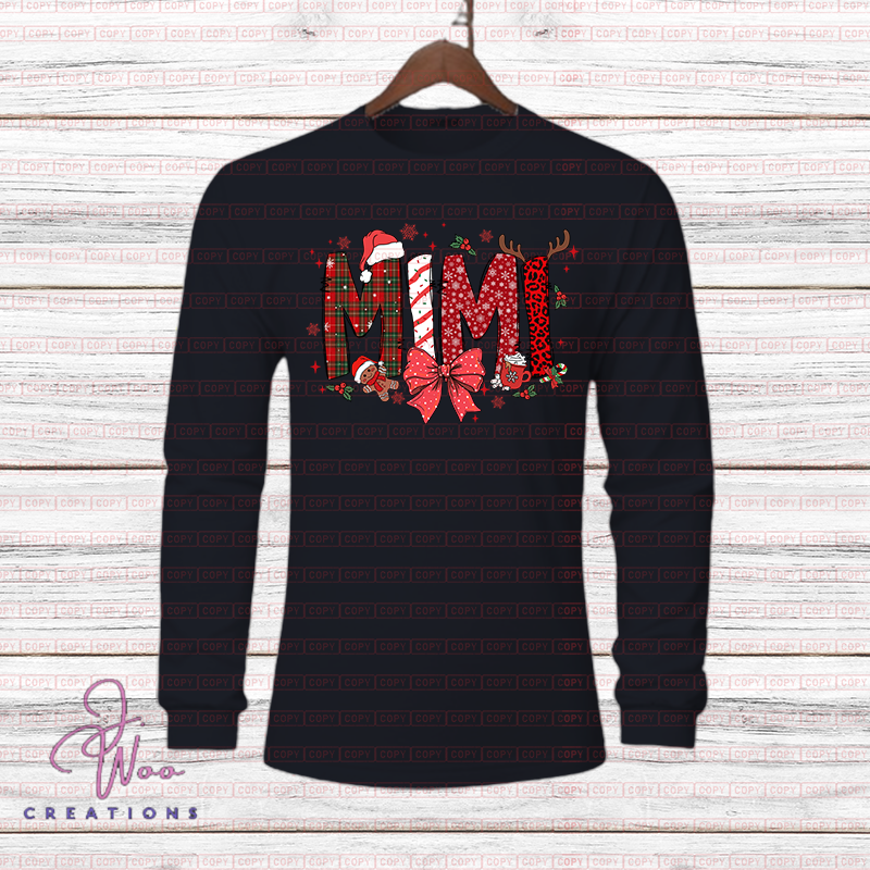 Christmas Nickname Doodle (L/S) T-Shirt