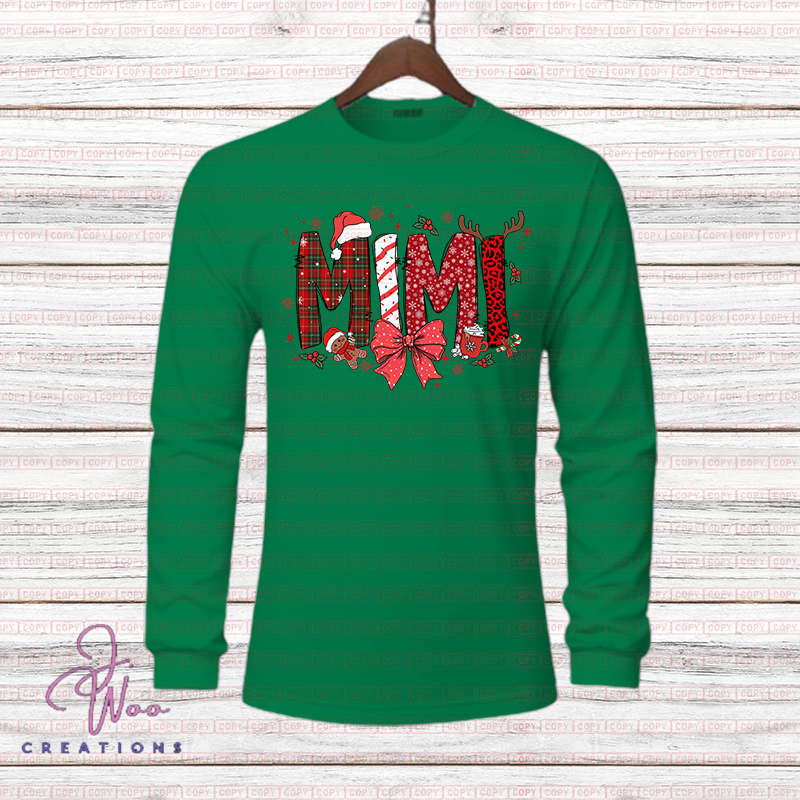 Christmas Nickname Doodle (L/S) T-Shirt