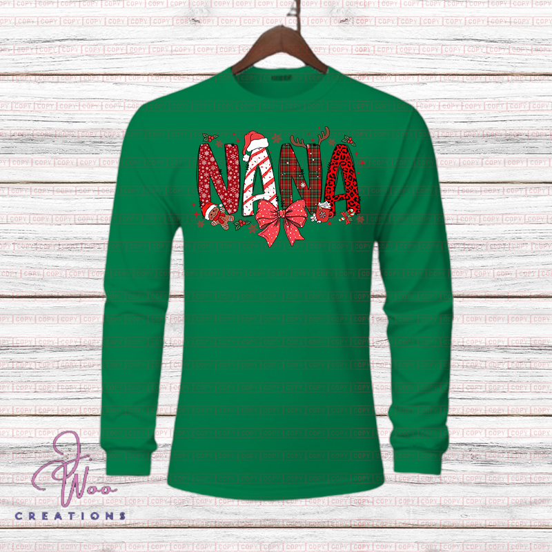 Christmas Nickname Doodle (L/S) T-Shirt