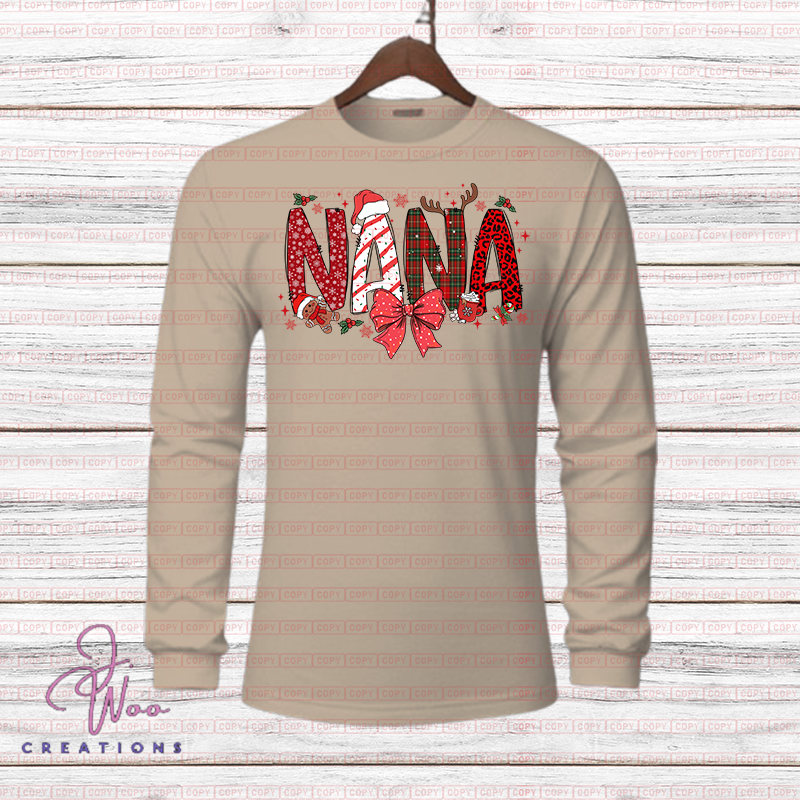 Christmas Nickname Doodle (L/S) T-Shirt