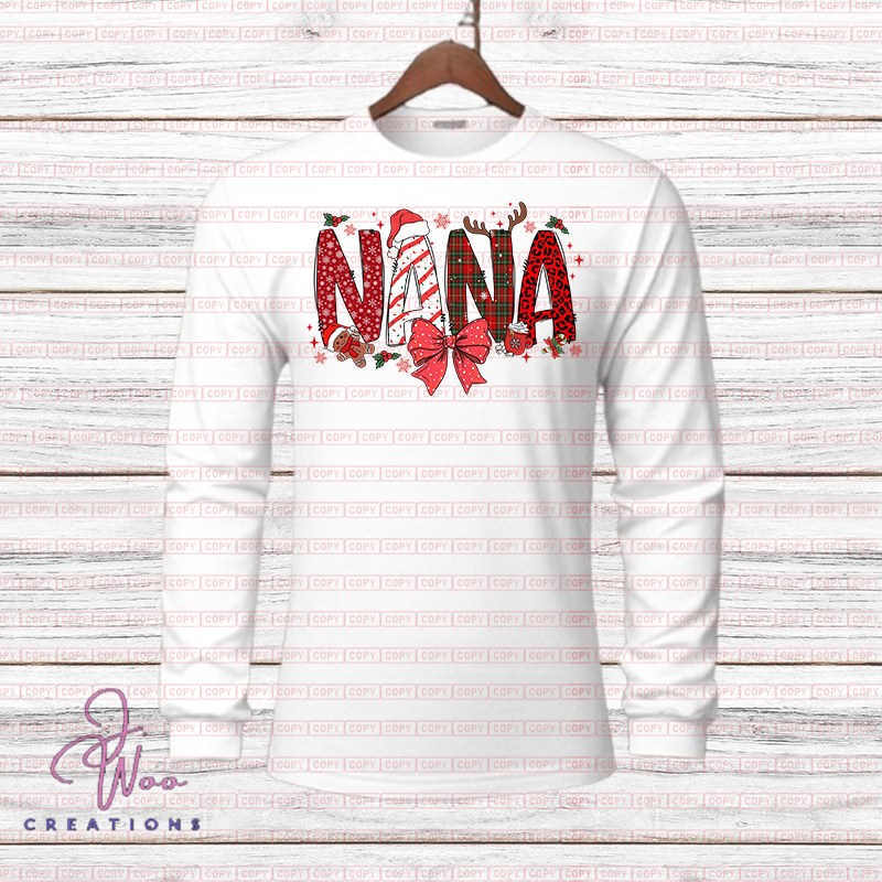 Christmas Nickname Doodle (L/S) T-Shirt