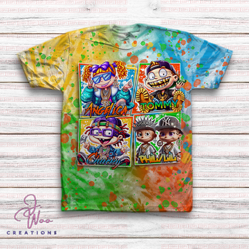 90s Cartoon Hip-hop 3D shirt (102)