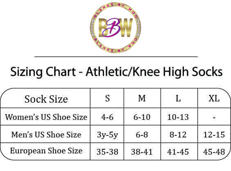 Adult Athletic Ankle Sublimation Socks