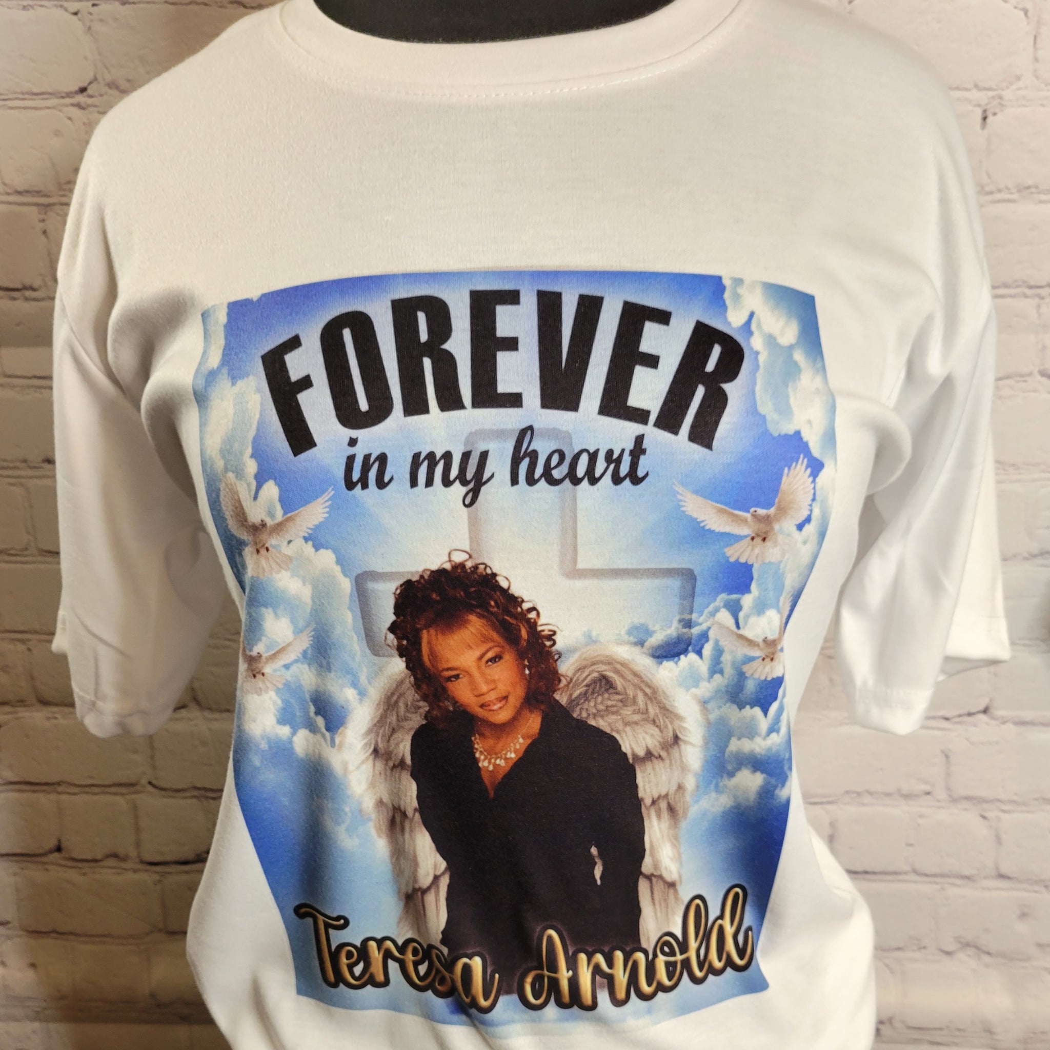 Custom Angel Wing Memorial Tee