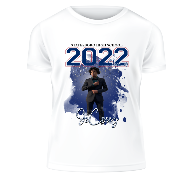 Custom Graduation T-Shirt w/ Grad Year & School Name