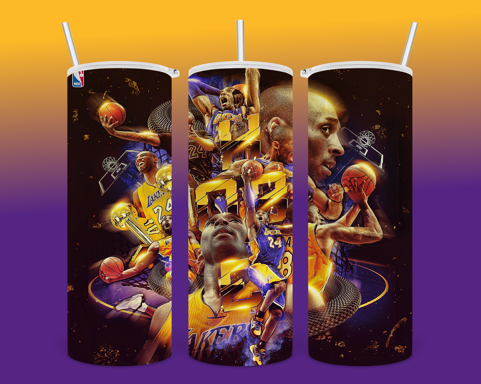 20 oz. Stainless Steel Tumbler - The G.O.A.T