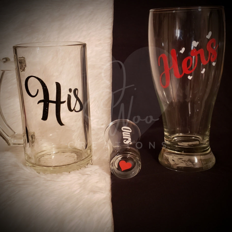 Couples Glassware Set