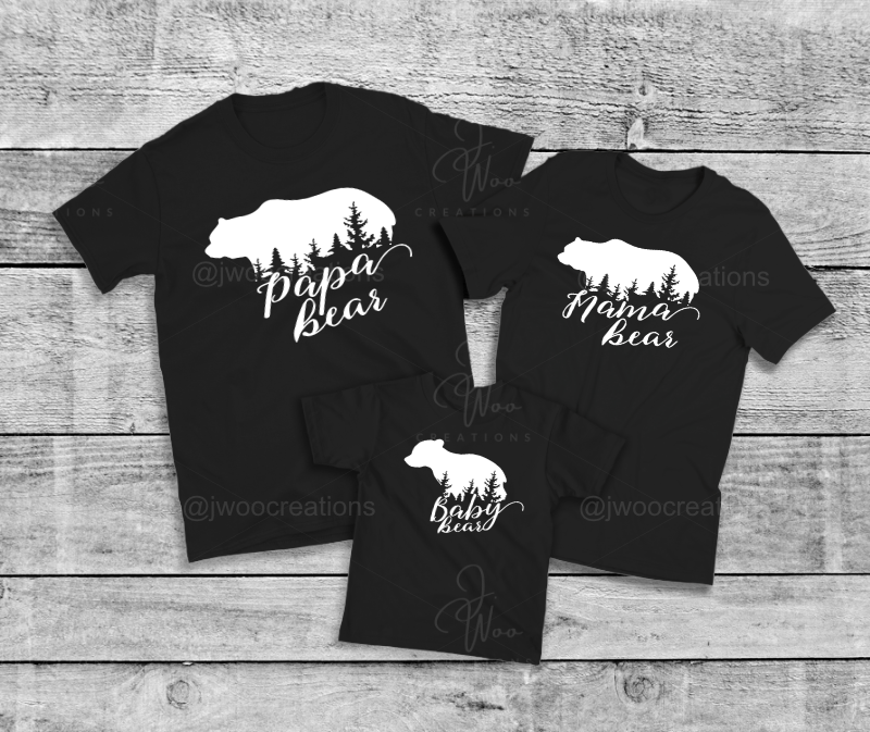 Bear Family Matching Tees